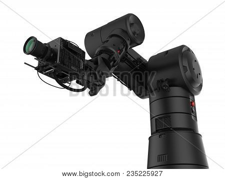 Black Robotic Camera