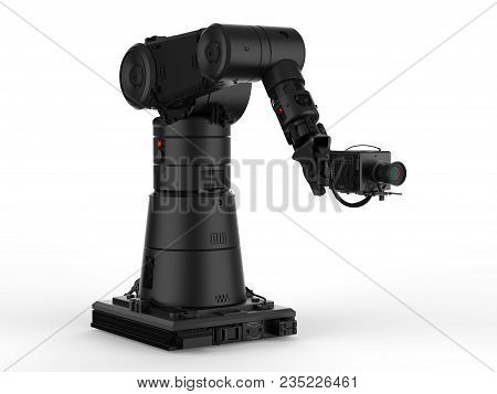 Black Robotic Camera