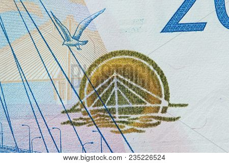 Two Thousand Rubles With One Banknote. New Russian Banknote In Two Thousand Rubles In 2017. Cash Pap