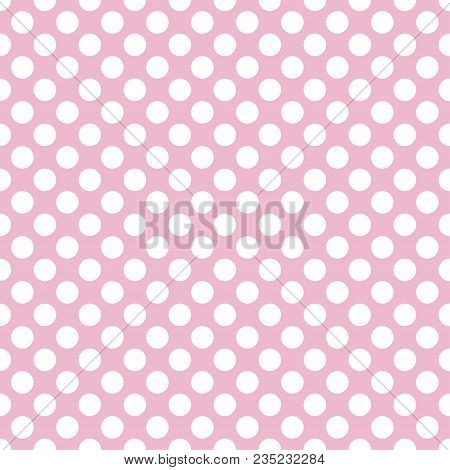 Elegant Seamless Pattern. Stylish Polka Dot Texture