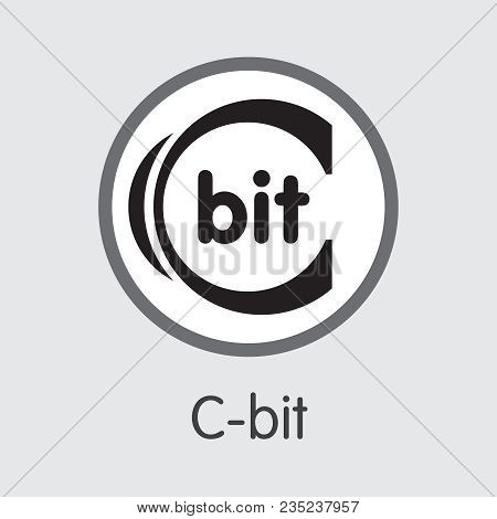 C-bit - Logo Of Fintech Industry, Finance Digitization. Modern Coin Illustration. Premium Quality Co