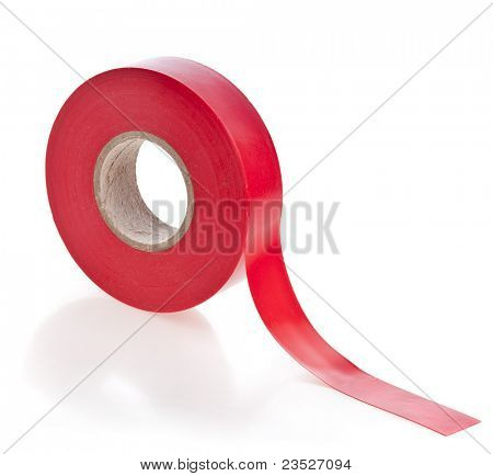Klebeband auf weiß
