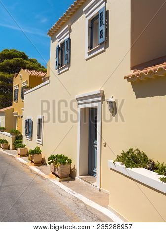 Assos Village In Kefalonia Island, Greece