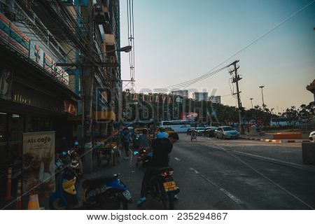 Pattaya, Thailand - February 6 2016: Culture, Features And Life Of Thailand