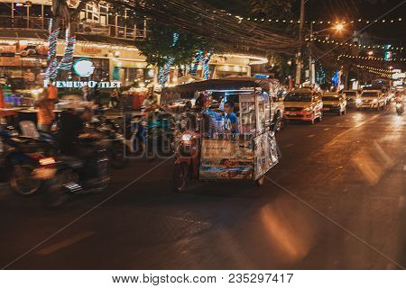 Pattaya, Thailand - February 6 2016: Culture, Features And Life Of Thailand