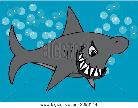 Toonimal Shark vektor