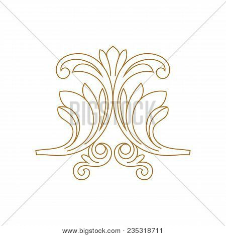 Golden vintage ornament, baroque ornament, scroll ornament, engraving ornament, border ornament, floral ornament, retro pattern, antique pattern, style acanthus pattern, foliage pattern, swirl pattern decorative pattern, filigree pattern. vector