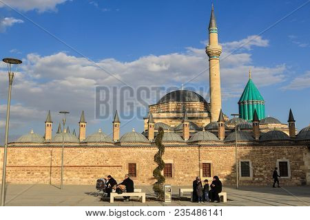 Mevlana Museum In Konya, Turkey