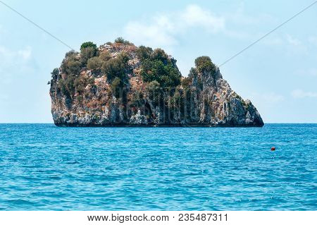 Beautiful Tyrrhenian Sea Coastline Landscape. Cilento And Vallo Di Diano National Park, Salerno, Ita