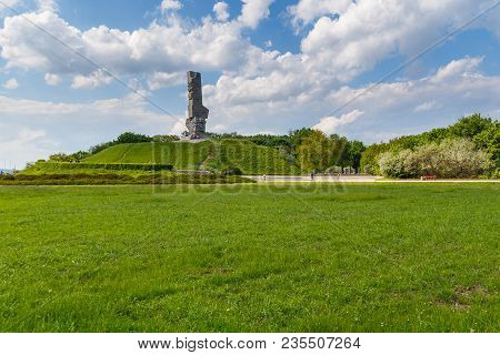 Gdansk, Poland- May 19, 2013: Monument Of The Coast Defenders A Monument In Gdansk, Located On The W