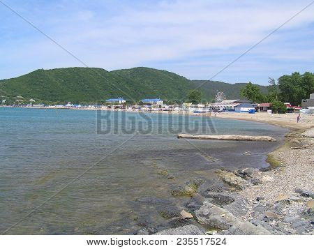 Spacious City Beaches Of Arkhipo-osipovka-the Black Sea Coast Of The Caucasus.