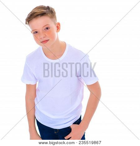 The Little Boy Is Thinking.