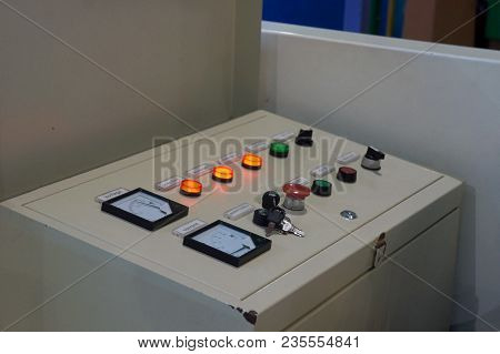 Electricity Switch Power Control Box, Uninterrupted Power. Control Buttons.