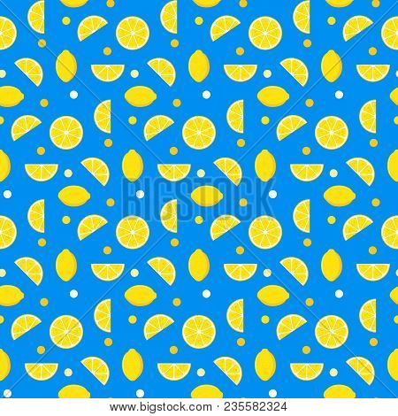 Summer Pattern Tropical Slice Lemon Design Trend