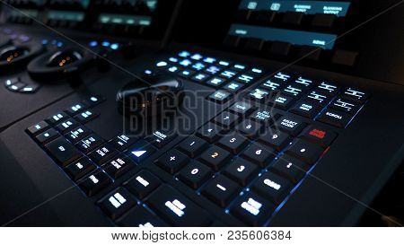Color Grading Controller Machine In Telecine Lab