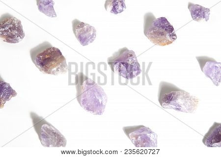 Amethyst Lined Up