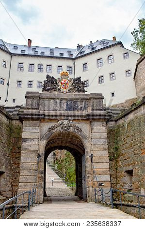 Konigstein Fortress German: Festung Konigstein , The Saxon Bastille, Is A Hilltop Fortress Near Dres