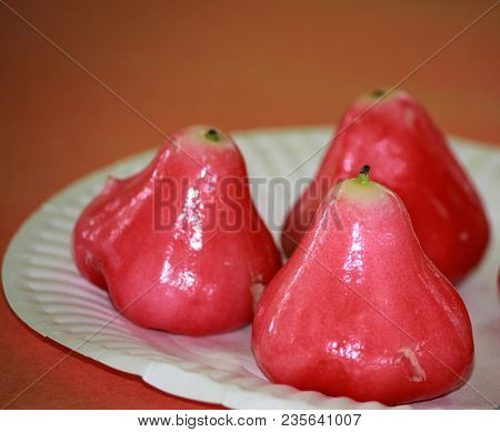 Rose Apple Fruit Or Syzygium Jambos Linn, Called 