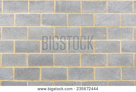 Section Of New Breeze Block Wall Background