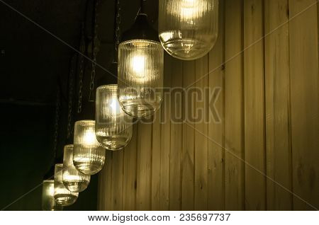 Light Lamp Electricity Hanging Decorate Home Interior In Christmas Day