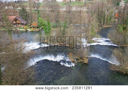 Houses Of Rastoke In Sljunj In Croatia