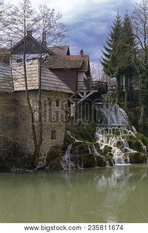 Houses Of Rastoke In Sljunj In Croatia