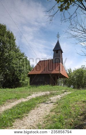 Beautiful Small Church In The Woods In Croatia