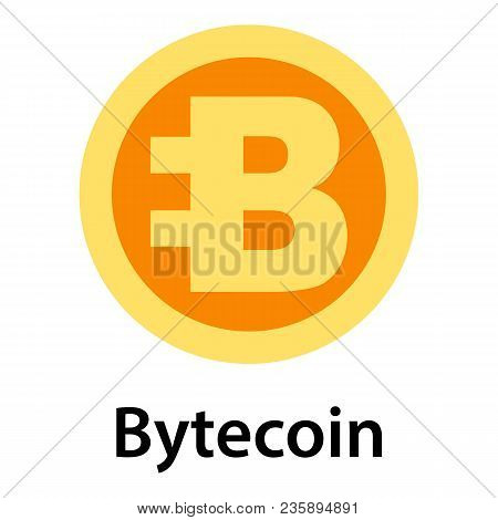Bytecoin Icon. Flat Illustration Of Bytecoin Vector Icon For Web