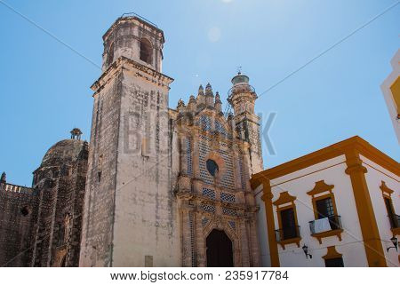 San Francisco De Campeche, Mexico: View Of The Former San Jose Cathedral. It Was The Main Temple Of 