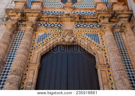 San Francisco De Campeche, Mexico: View Of The Former San Jose Cathedral. It Was The Main Temple Of 