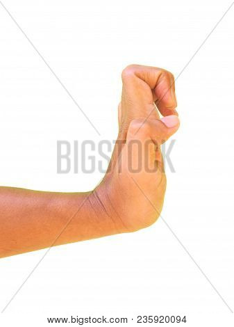 Kumade Zuki, Bear Claws Hand Position, Side View