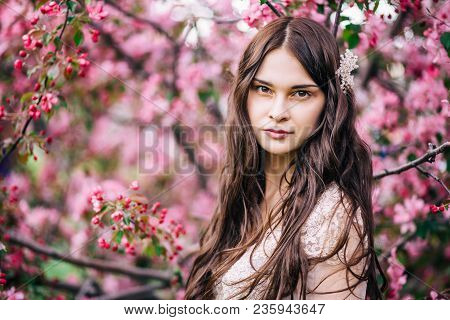 Spring Portraits Gorgeous Young Woman
