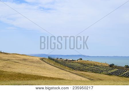 Ataman, Russia - September 26, 2015: The Landscape At The Cossack Village - A Museum Ataman. The Vil