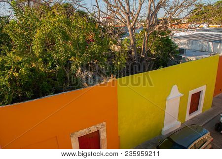 Campeche, Mexico: Top View Of The House Of Deceit, Where The Walls Are, And The House Is Not. Coloni