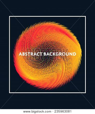 Abstract Background With The Glowing Fiber Effect. Vector Design Illustration. Futuristic Card. Cibe