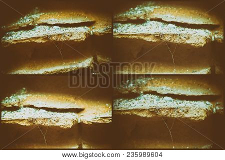 Old Brick Wall, Stone Background Or Rock Surface - Good For Web Site Or Mobile Devices.