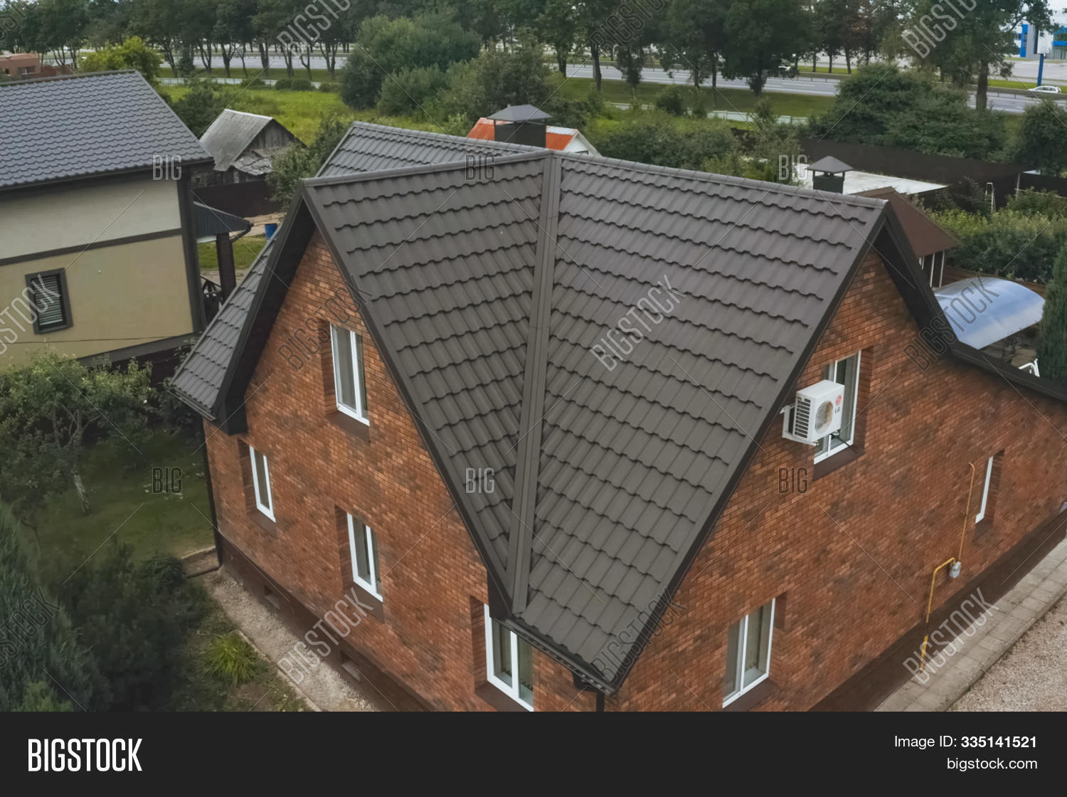 Modern Roof Made Metal Image Photo Free Trial Bigstock