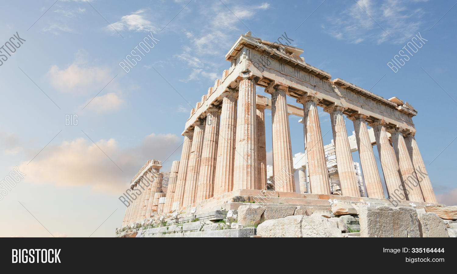 Parthenon Temple Over Image Photo Free Trial Bigstock