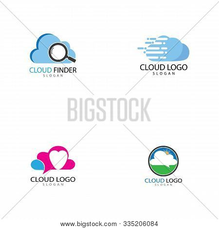 Cloud Logo Design Template Vector Icon
