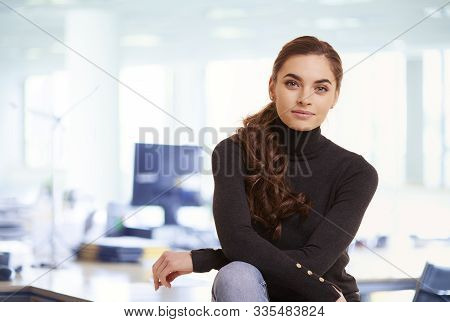 Successful Businesswoman Portrait In The Office