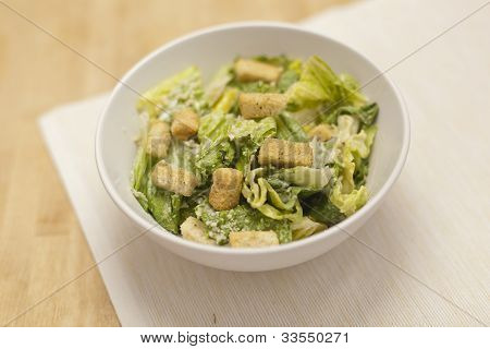Salada César verde