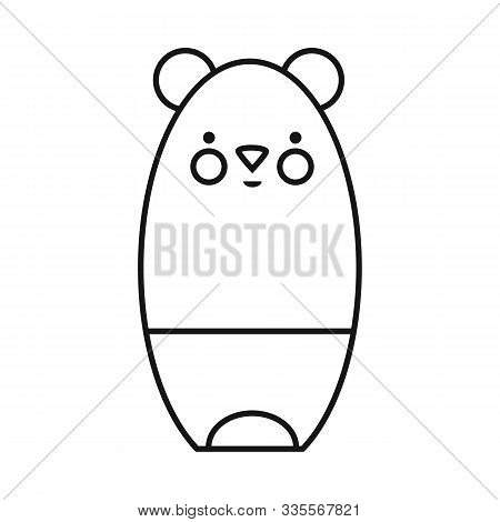 Isolated Object Of Pomade And Lipstick Symbol. Web Element Of Pomade And Lipgloss Stock Vector Illus