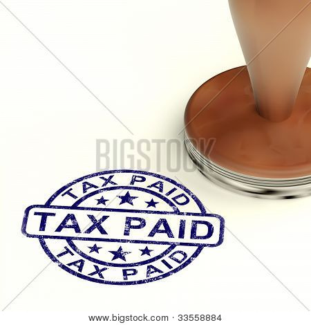 Steuer bezahlt Stempel Ergebnis Verbrauchsteuern oder verzollt