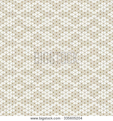 Seamless Geometric Pattern Inspired By Japanese Woodworking Style Kumiko Zaiku.for Template,fabric,t