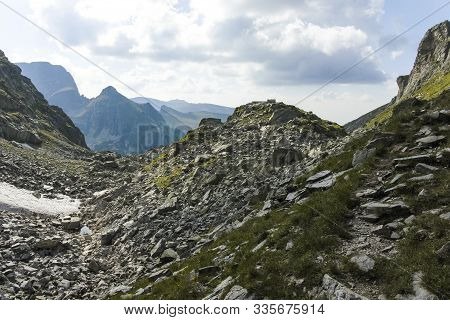 Amazing Landscape From Lovnitsa Peak, Rila Mountain, Bulgaria