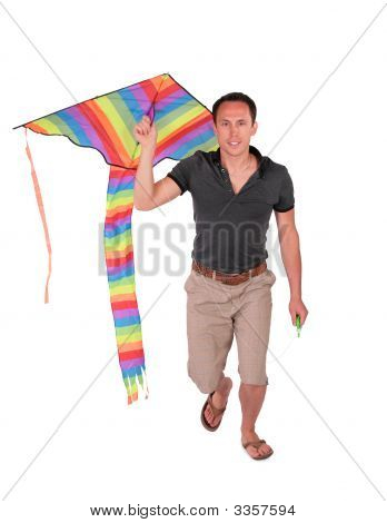 Homem Carrys Kite