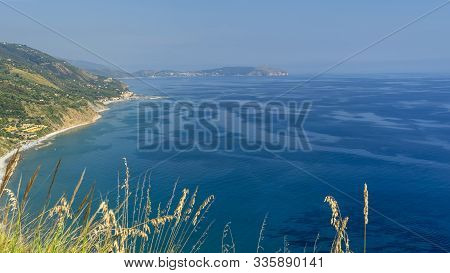The Coast At Summer Near Ascea, Salerno, Campania, Italy