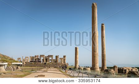 Persapolis, Iran - May 2019: Historical City Of Persapolis In Shiraz, Iran