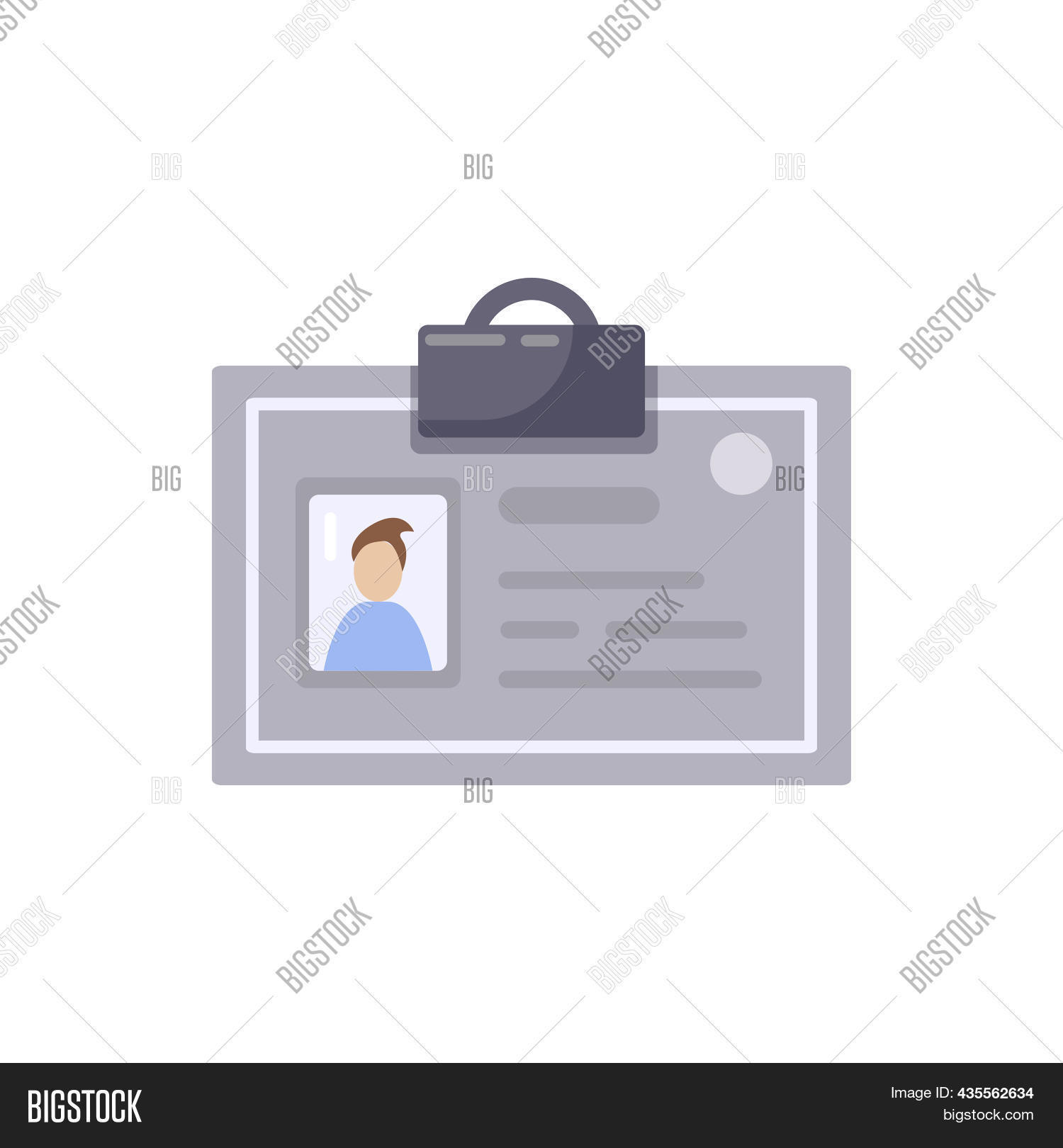 Id Card Clipart On Image & Photo (Free Trial) | Bigstock