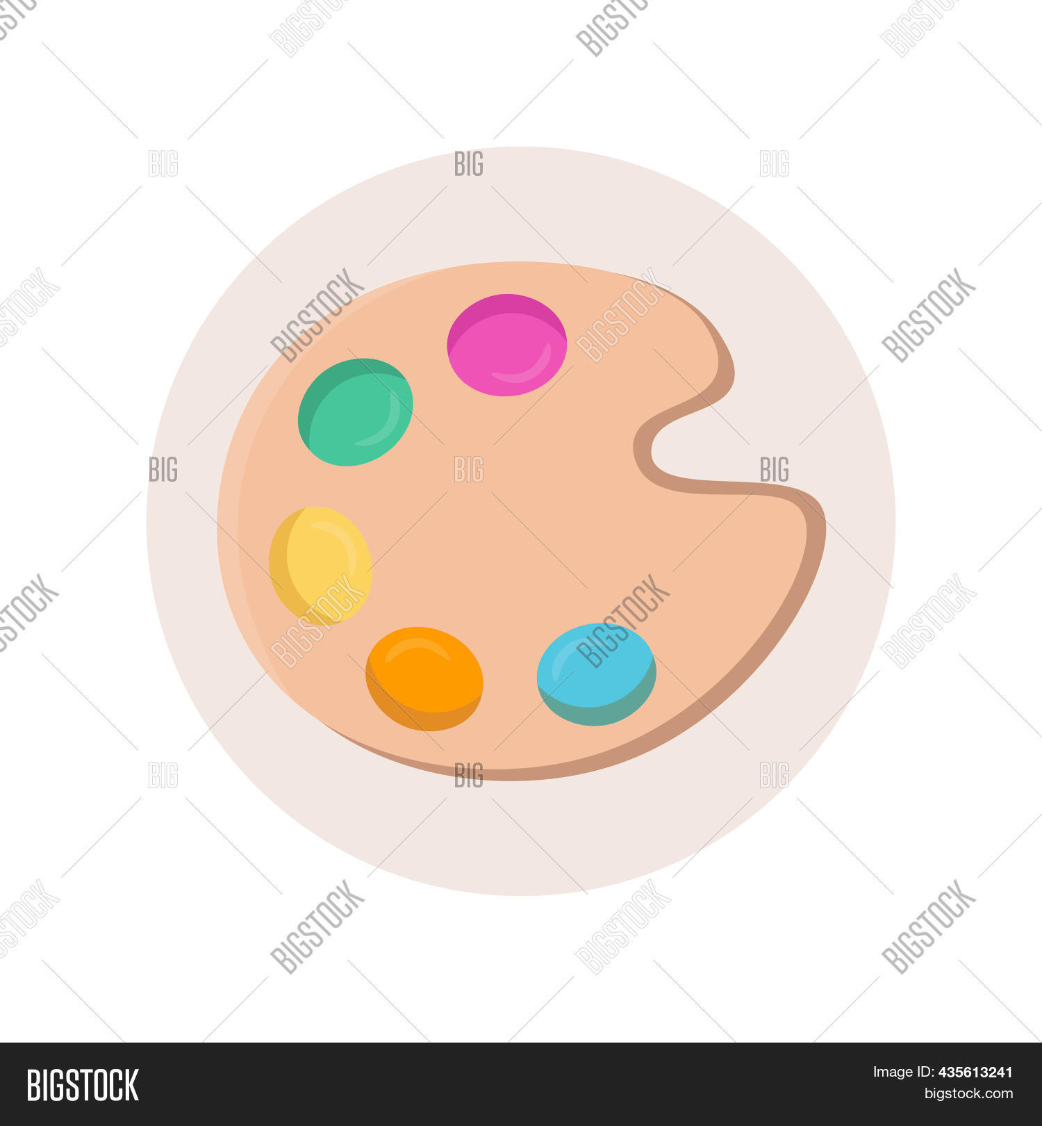 Color Palette Brush. Image & Photo (Free Trial) Bigstock